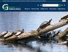 Tablet Screenshot of gcparkstrails.com